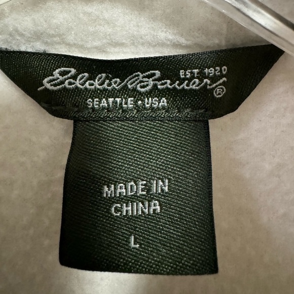 Eddie Bauer Fleece Vest Women’s Large white, very good condition - Picture 4 of 6